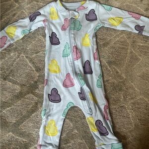 Monica + Andy Colorful Peep Footie